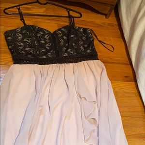 High-low City Triangles dress